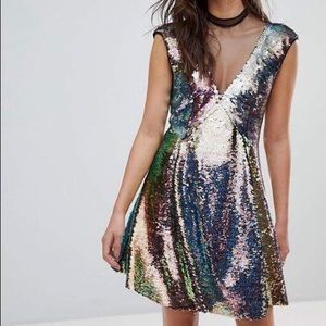Free People mermaid combo dress